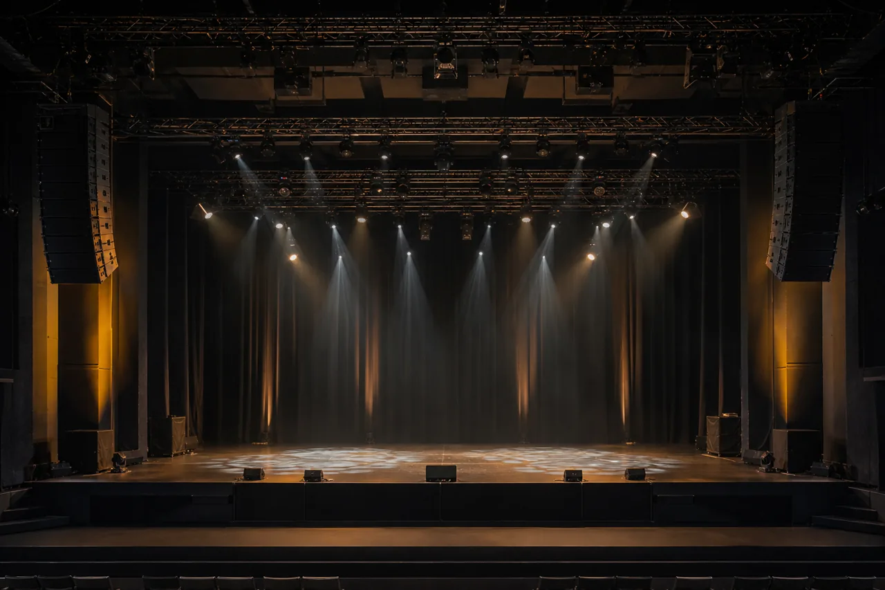 Theatre audio and lighting installation in a Perth venue